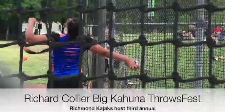Annual Richmond Kajaks Big Kahuna ThrowsFest tribute to former coach Richard Collier