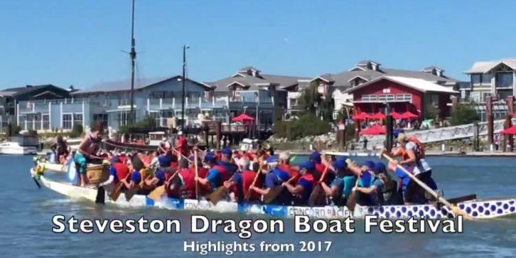 Dragon boats return on Saturday. The Steveston Dragon Boat Festival is back this Saturday (Aug. 25) on the shores of the Fraser River. In 2017, upwards of 20,000 festival goers covered at the Imperial Landing Park to watch some 1,500 paddlers compete on 72 teams.
